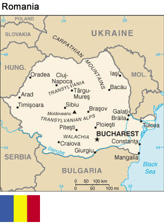 map of hungary and romania. Romania Map
